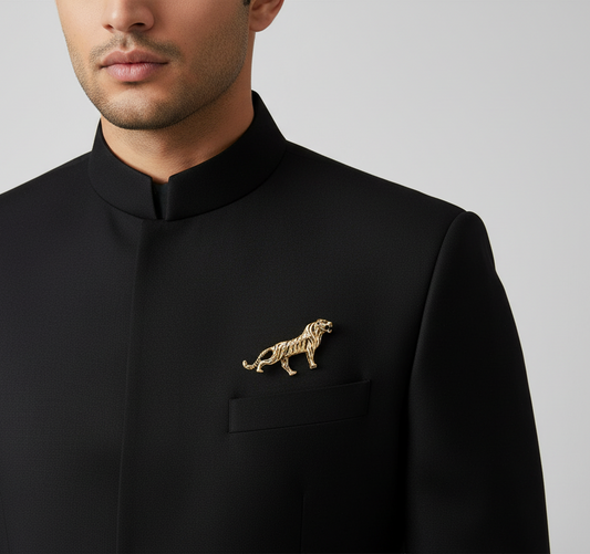 The Gilded Tiger Brooch