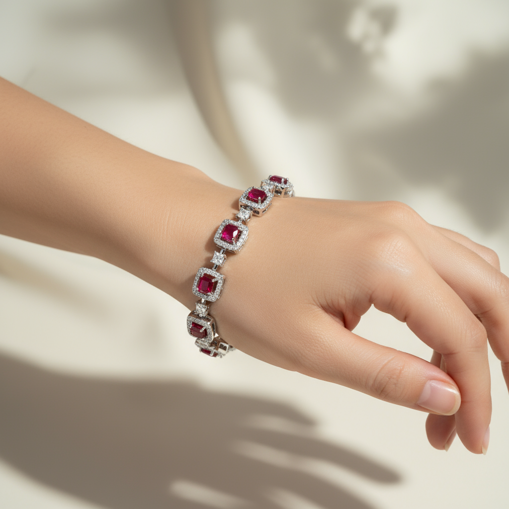 Ruby Radiance Bracelet