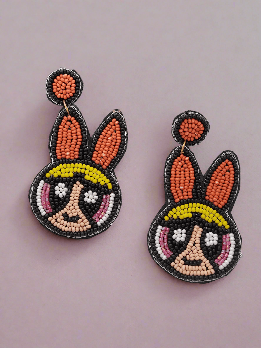 Power puff girls earrings - Mirae 