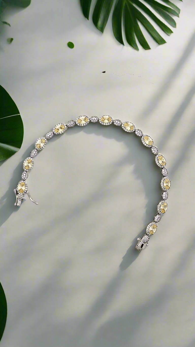 Elegant stone Tennis Bracelet