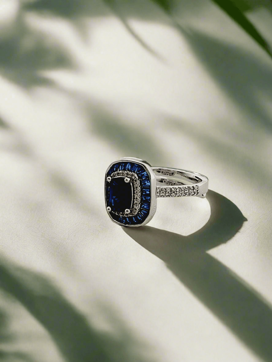 Exquisite Great Gatsby Inspired Ruby Cocktail Ring - Mirae 