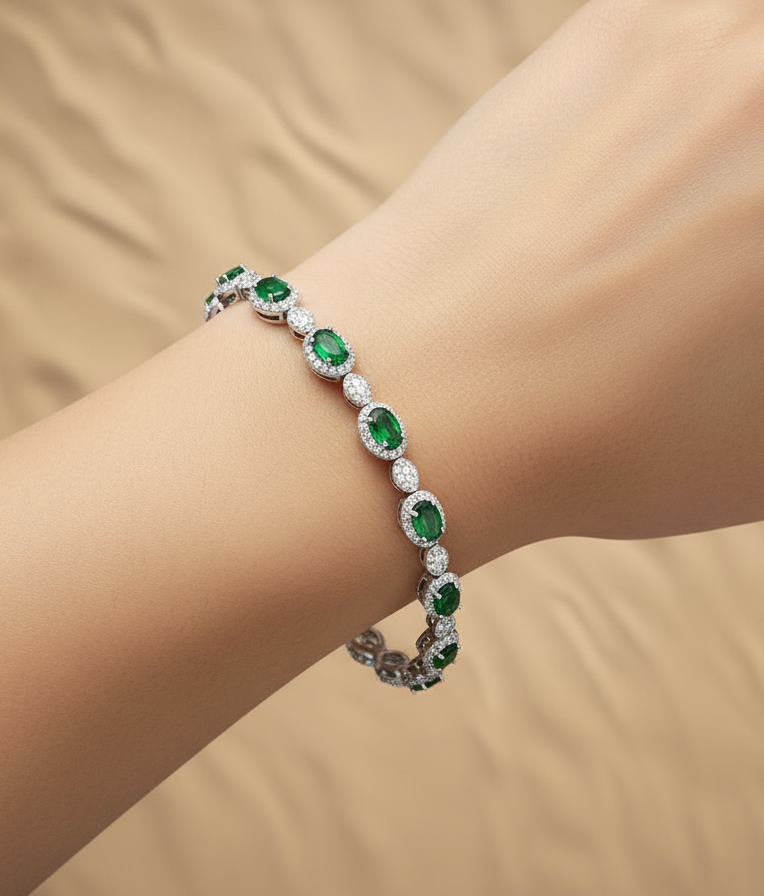 Elegant stone Tennis Bracelet