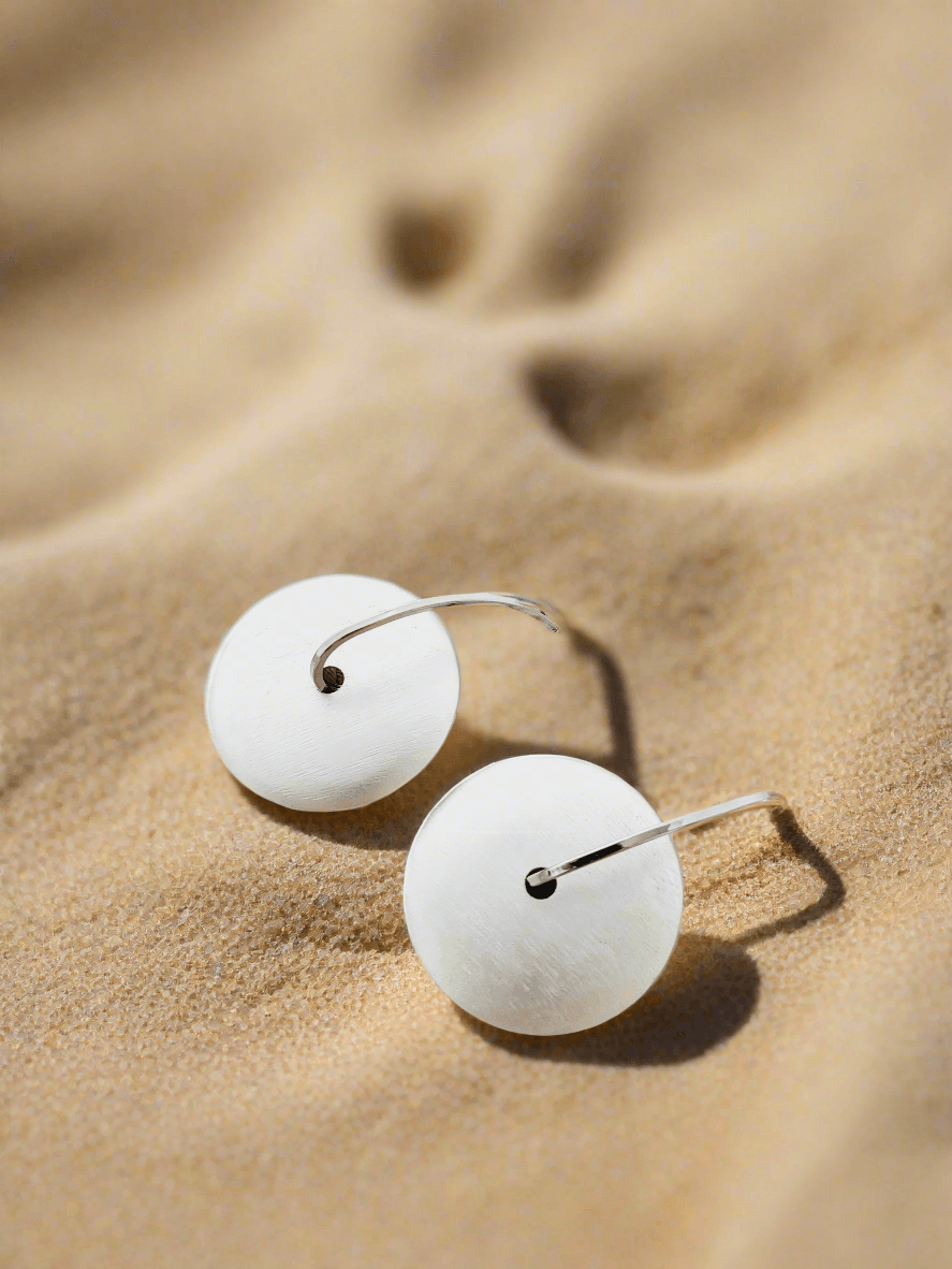 Satin disc hoops - Mirae 