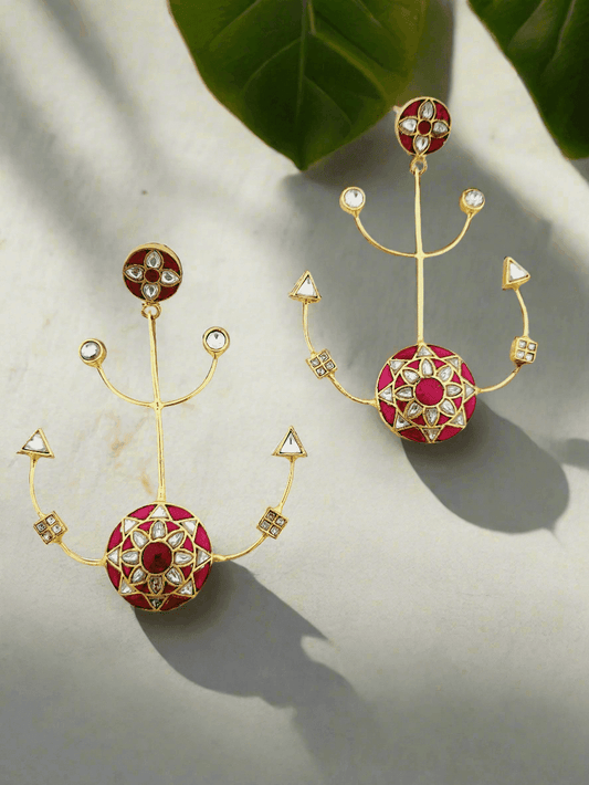 Anchor Motif Drop Earrings - Mirae 