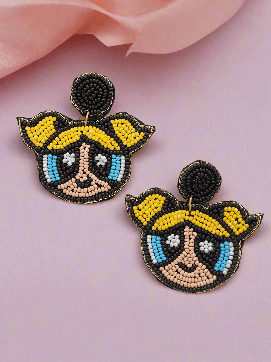Power puff girls earrings - Mirae 