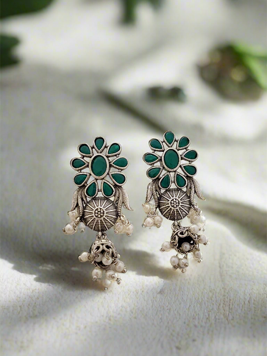 Oxidized earrings