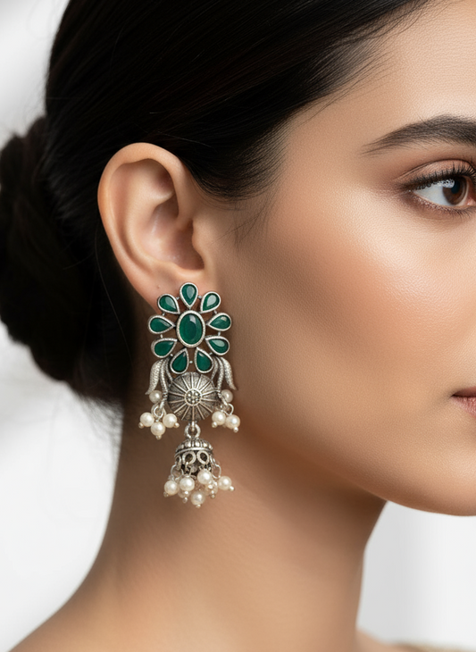 Oxidized earrings
